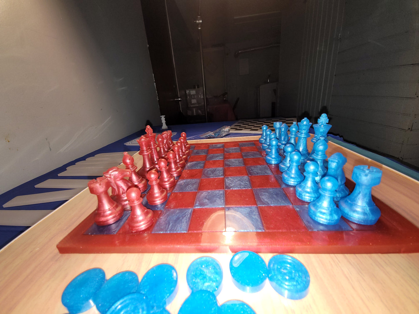 Chess set / Classic game/ Handmade chess