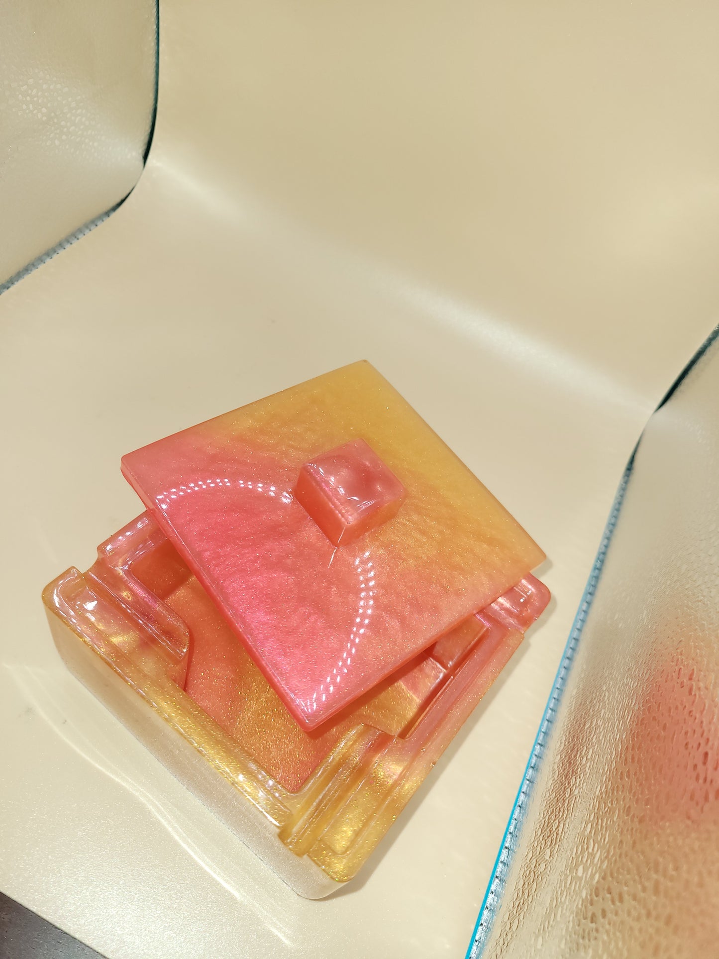 Large ashtray with lid