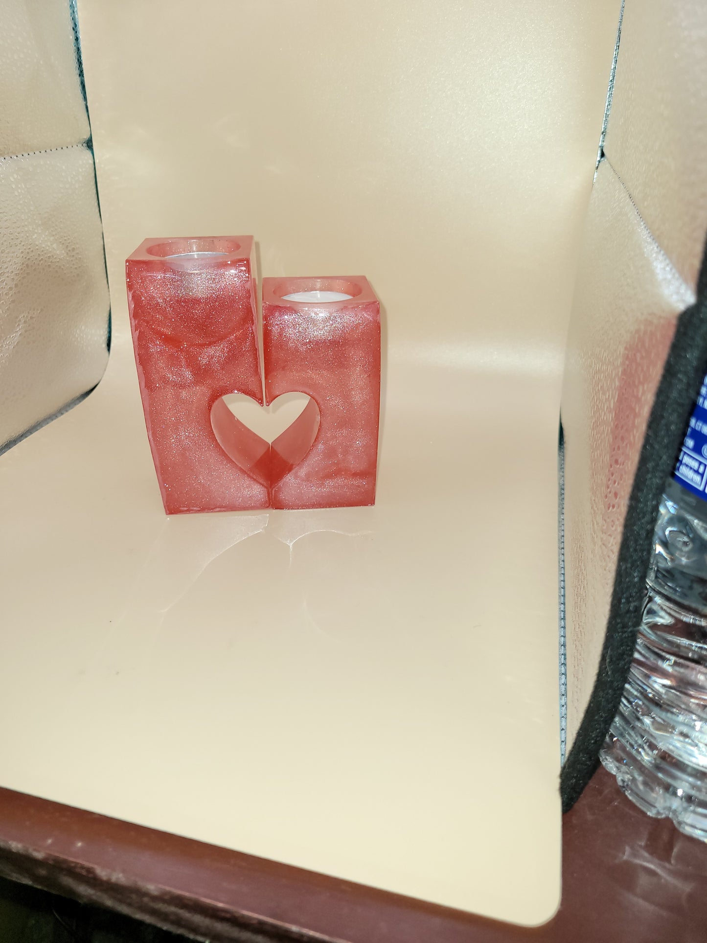 Romantic Heart Shaped Tea Light Candle Set- Perfect for Date Nights