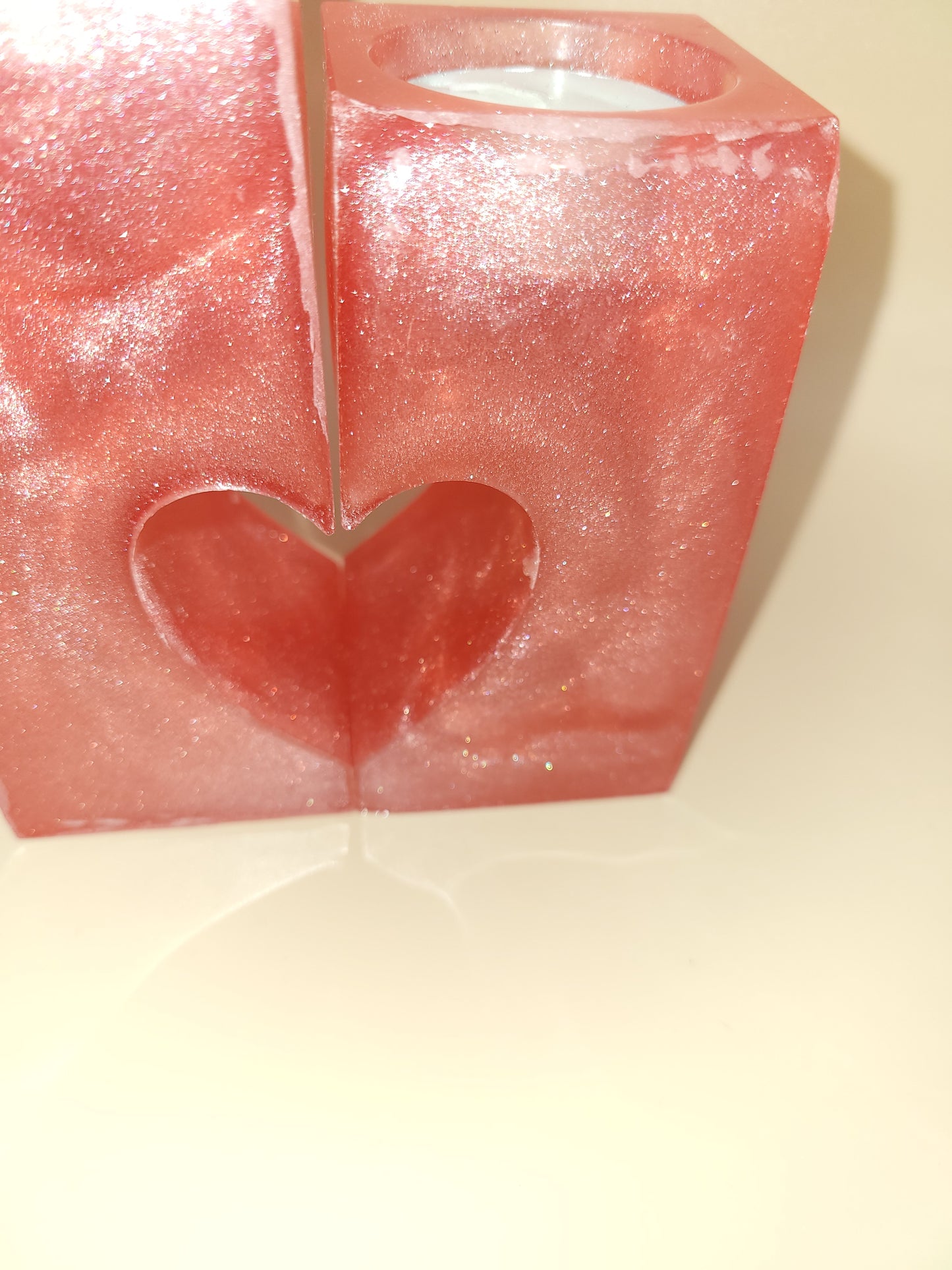 Romantic Heart Shaped Tea Light Candle Set- Perfect for Date Nights