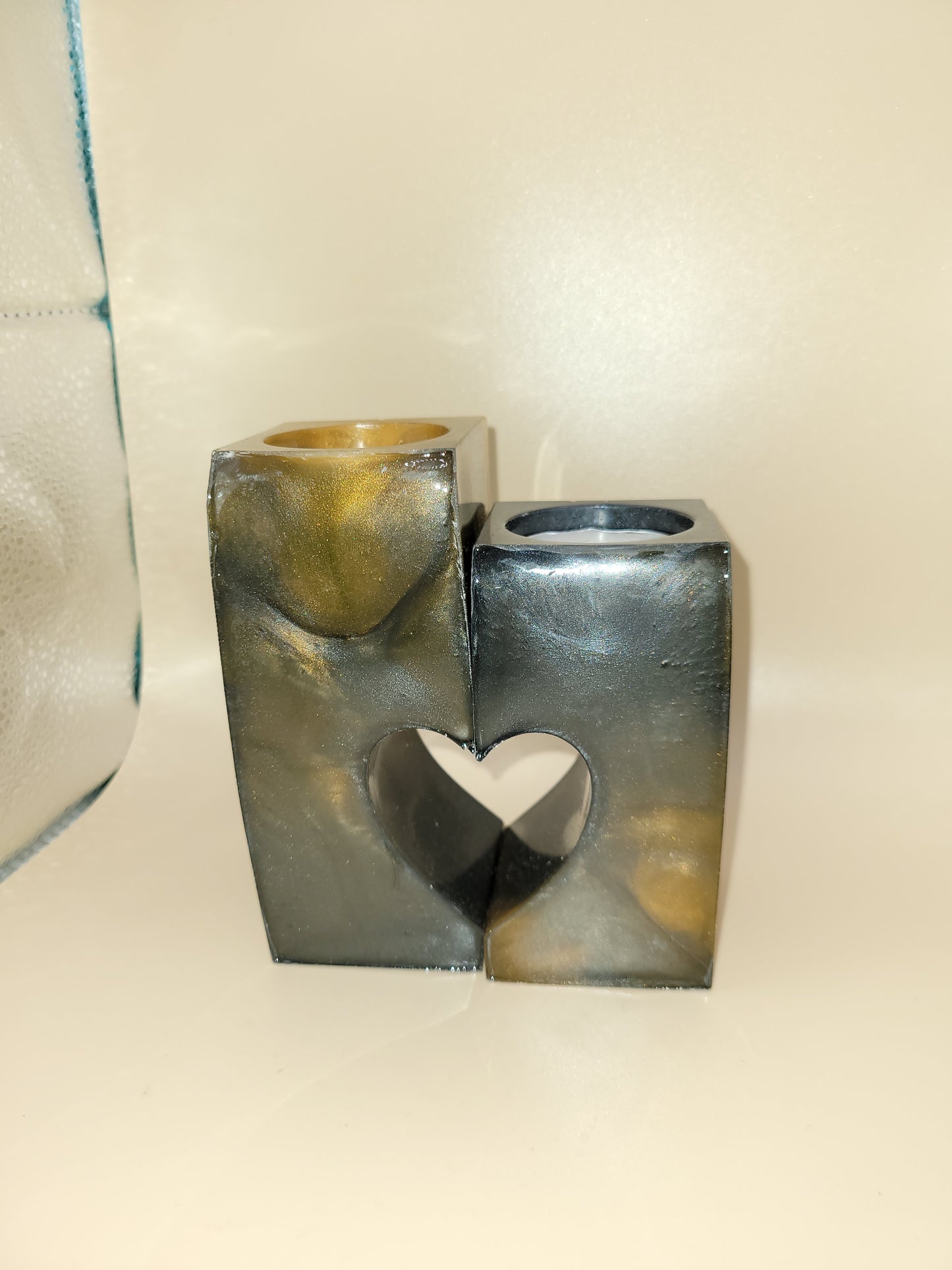 Romantic Heart Shaped Tea Light Candle Set- Perfect for Date Nights