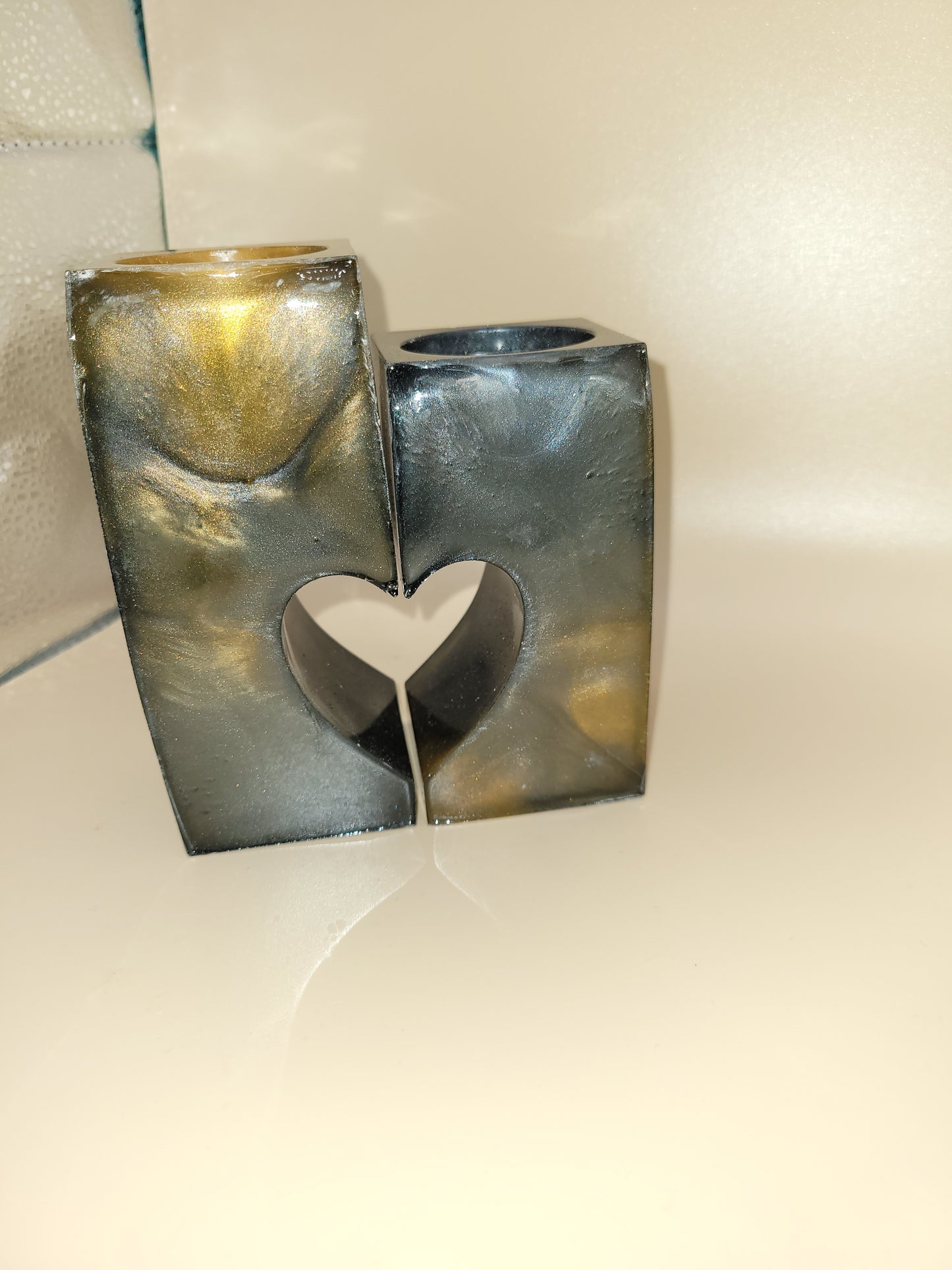 Romantic Heart Shaped Tea Light Candle Set- Perfect for Date Nights