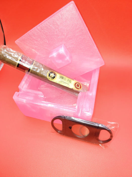 Modern Large Resin Ashtray with Lid – Stylish Smokers Accessory