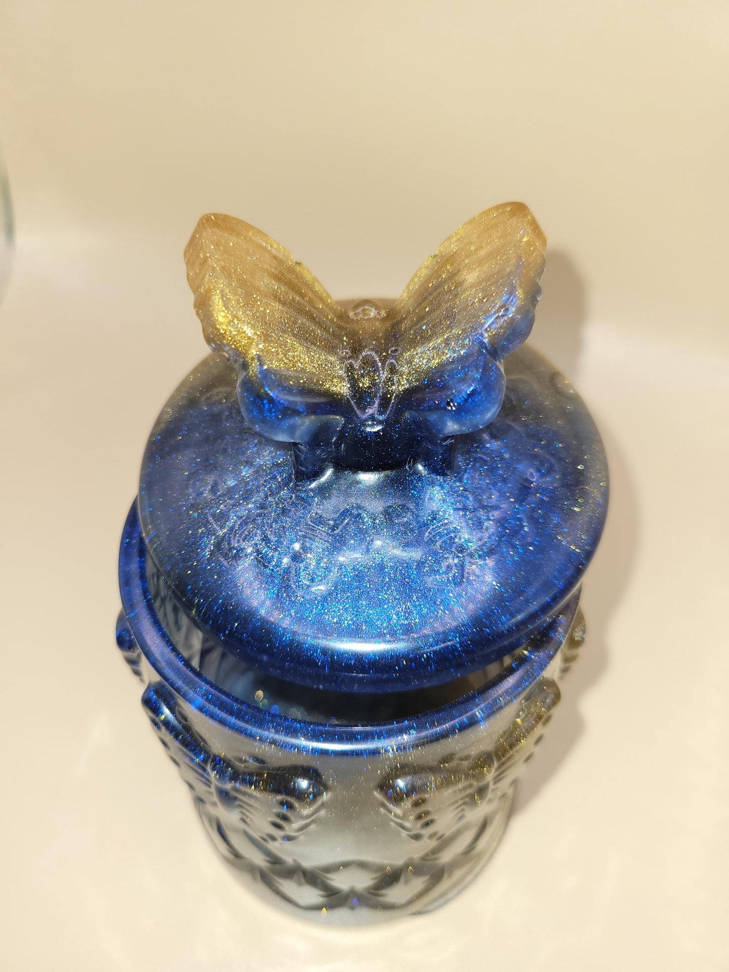 🦋 Enchanted Butterfly Glass Storage Jar - Magical Home Décor & Gift