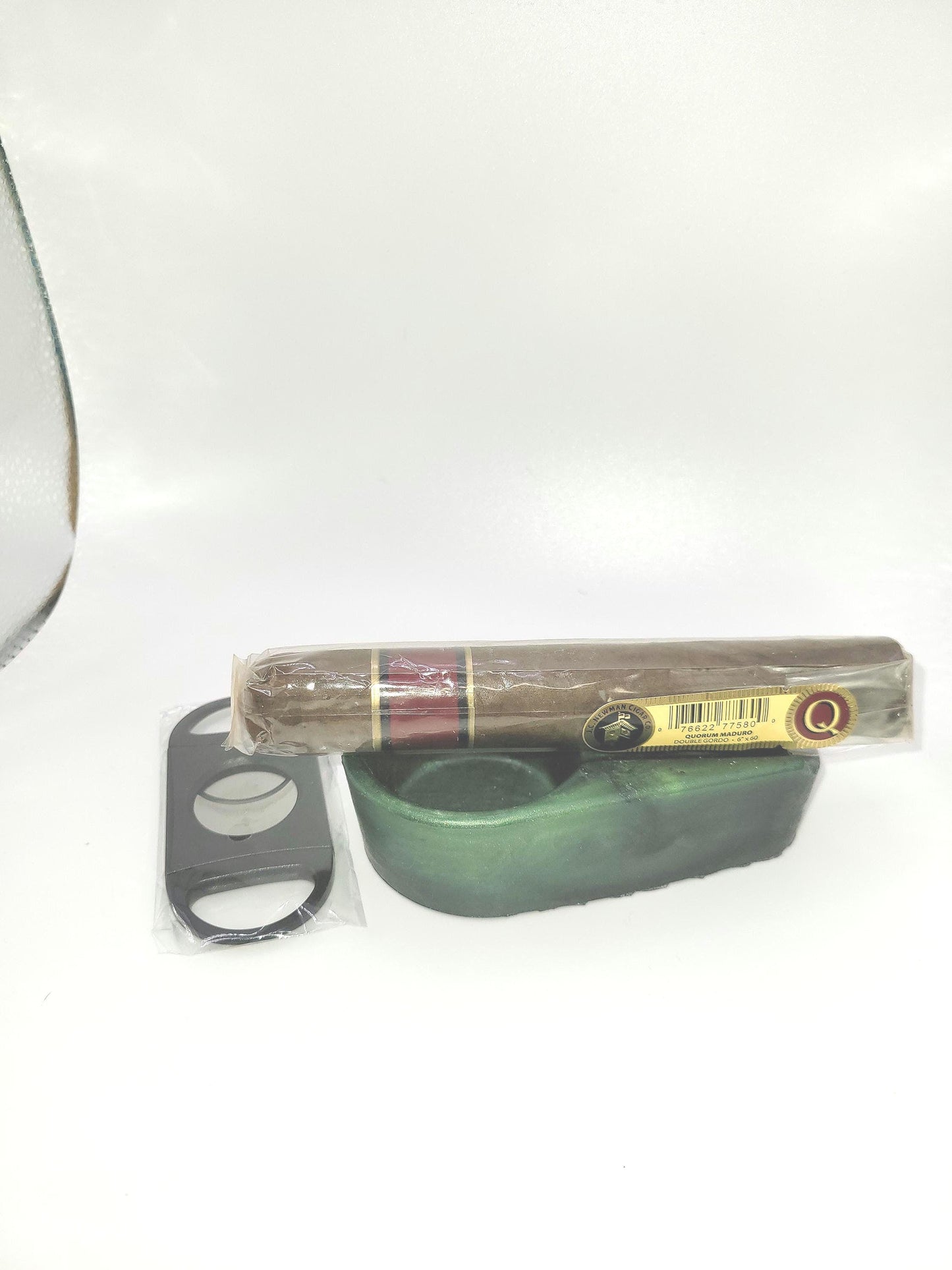 Handmade Cigar Holder Resin Cigar Rest Tray for Men, Luxury Cigar Accessories, Gift for Him, Shot glass holder as an add on