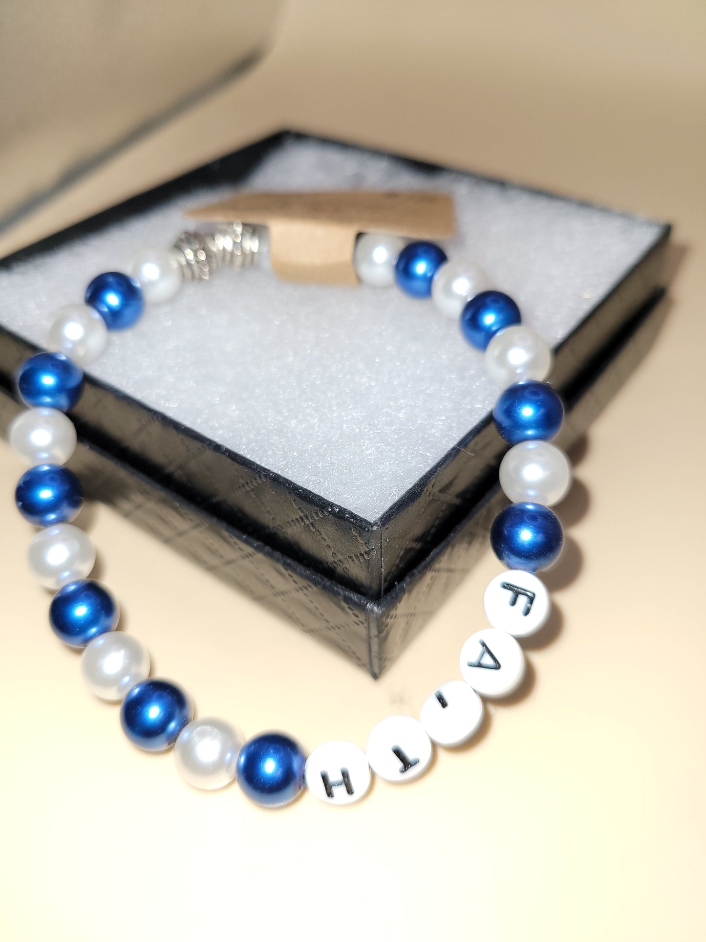 Hand crafted beaded bracelet