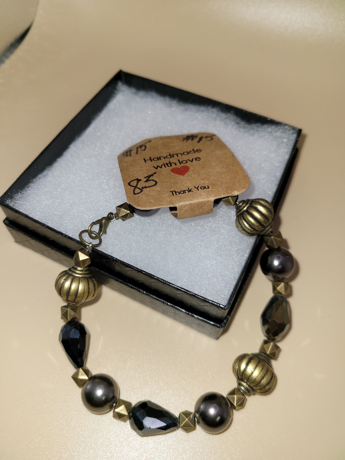 Hand crafted beaded bracelet