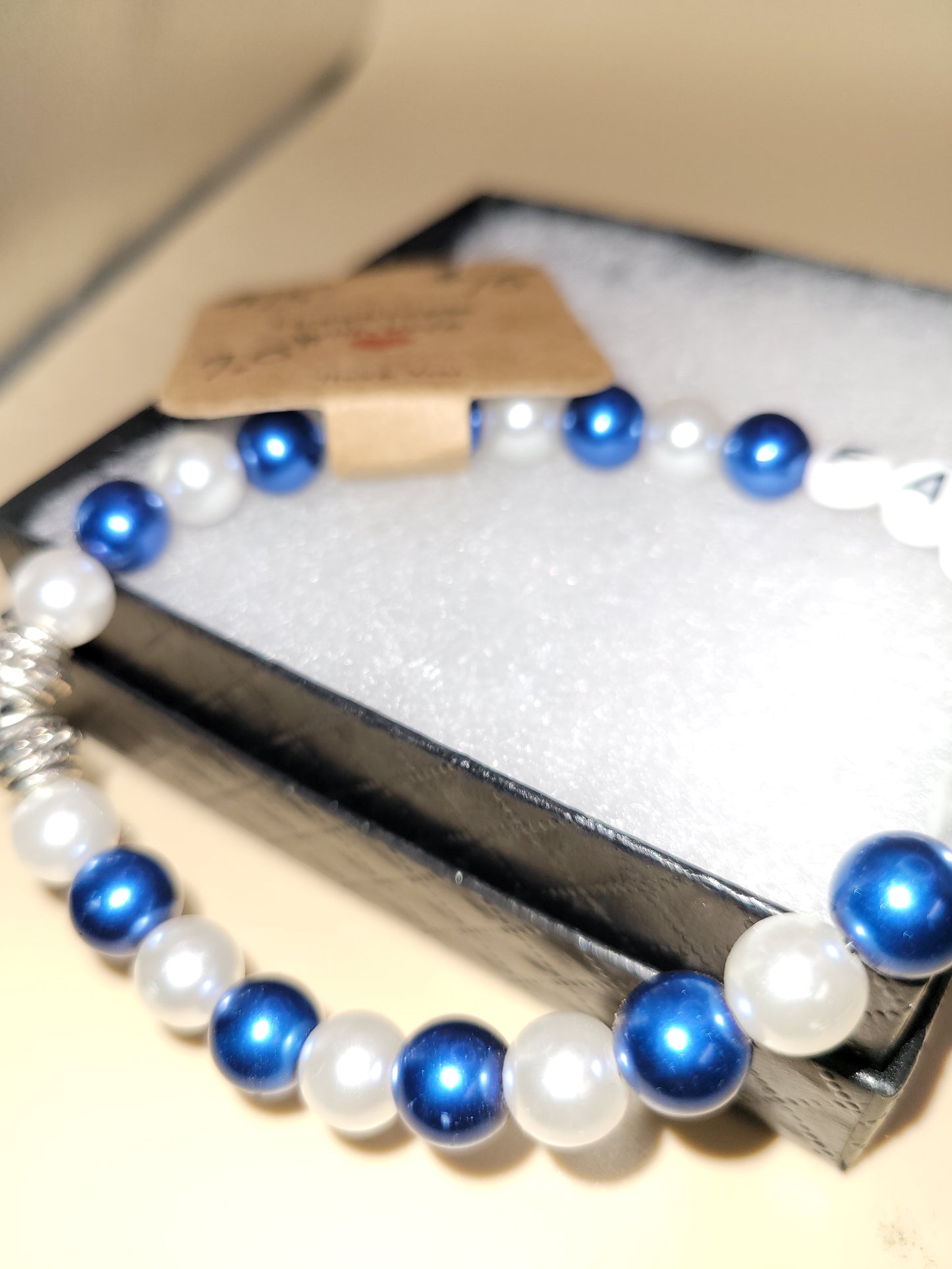 Hand crafted beaded bracelet