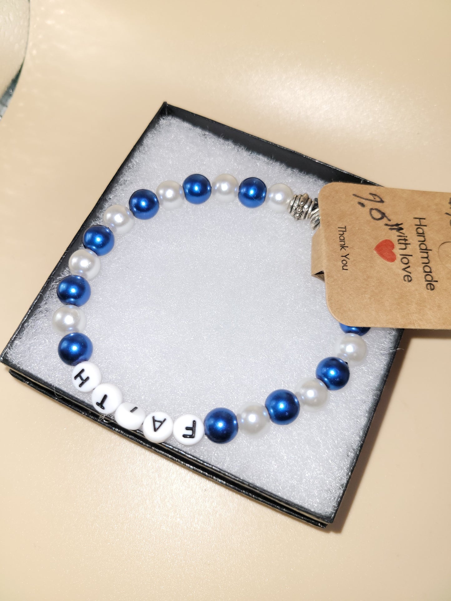 Hand crafted beaded bracelet