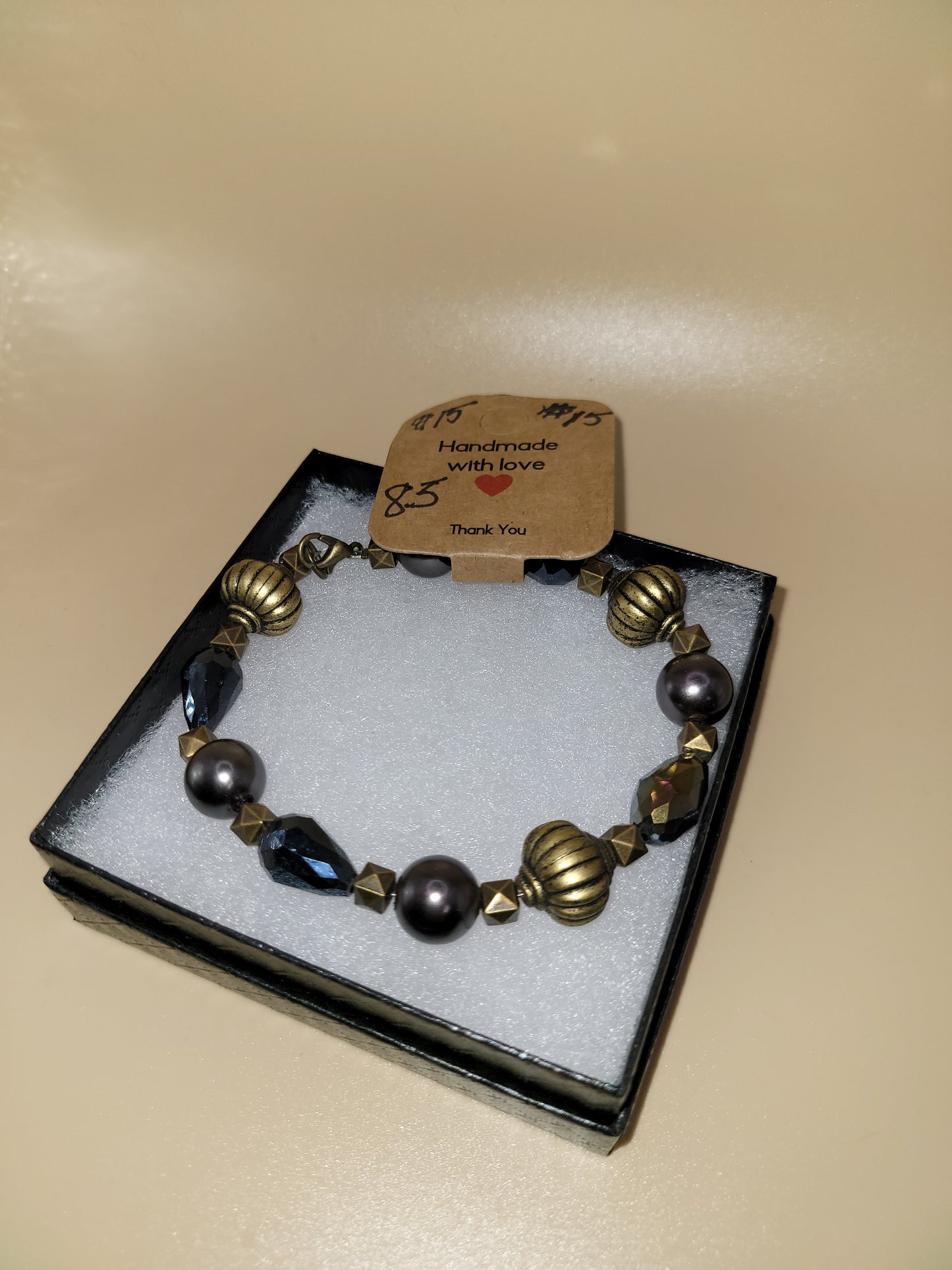 Hand crafted beaded bracelet