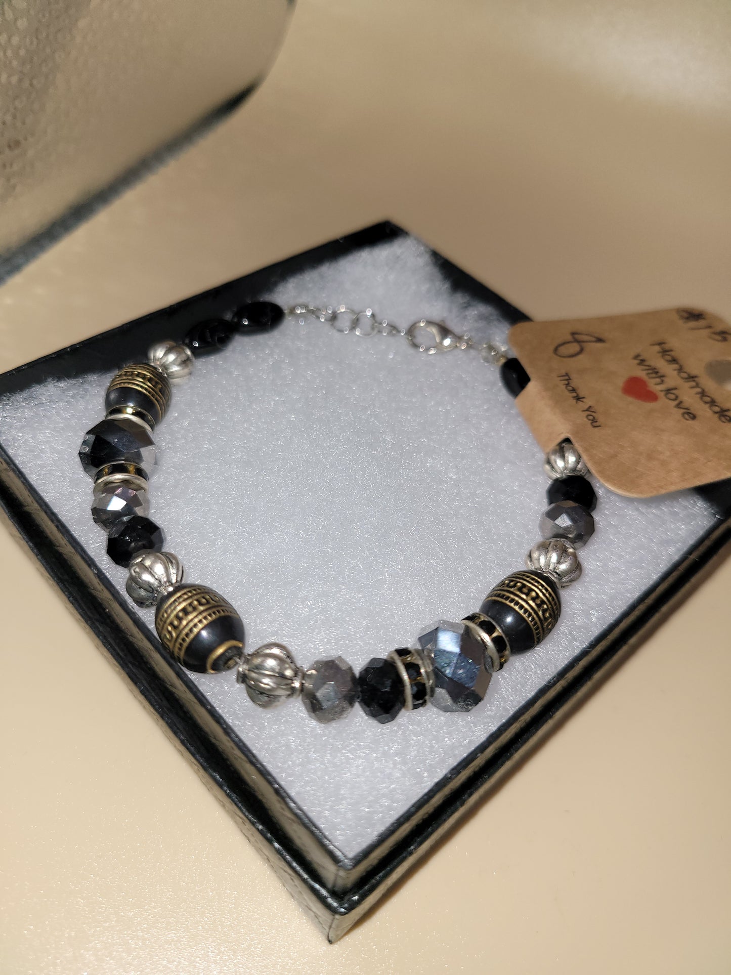 Hand crafted beaded bracelet