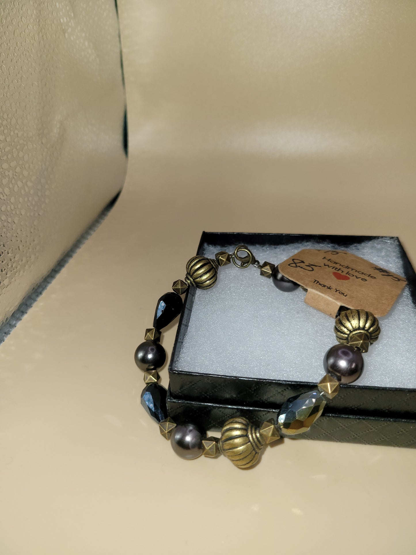 Hand crafted beaded bracelet