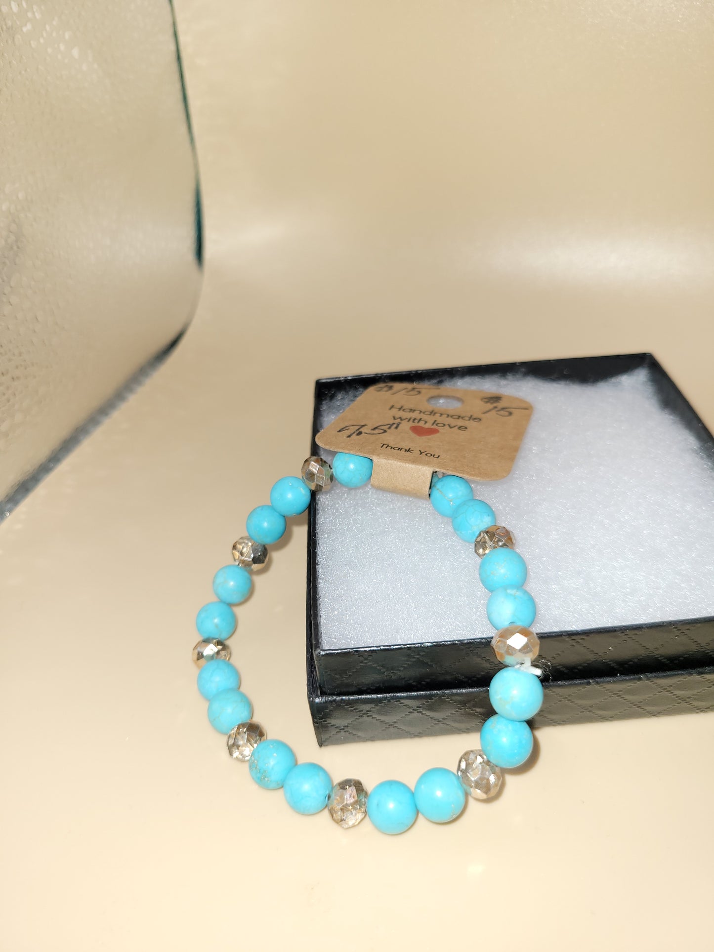 Hand crafted beaded bracelet