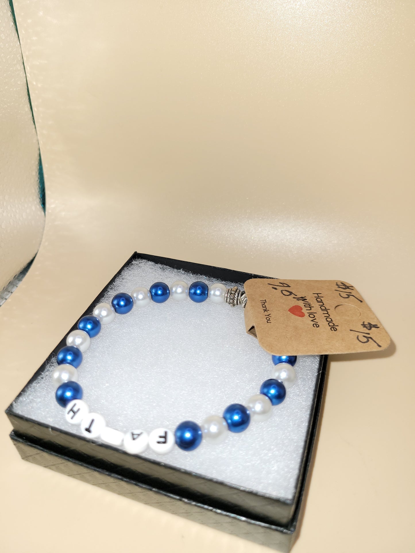 Hand crafted beaded bracelet