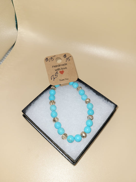 Hand crafted beaded bracelet