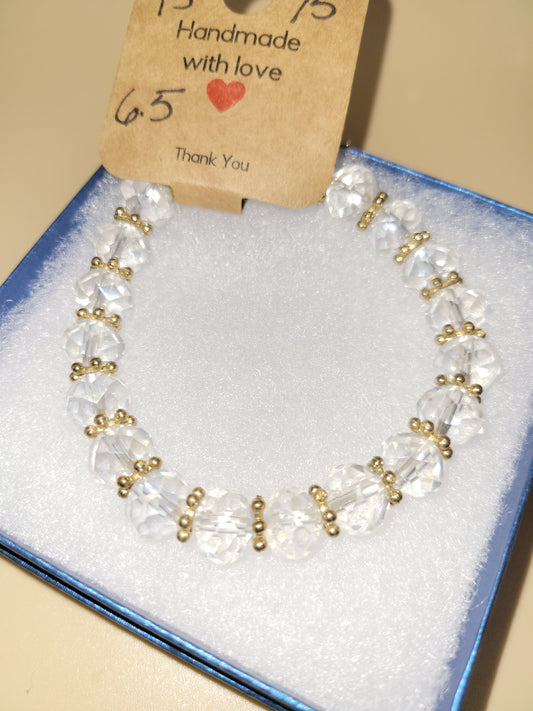 Hand crafted beaded bracelet