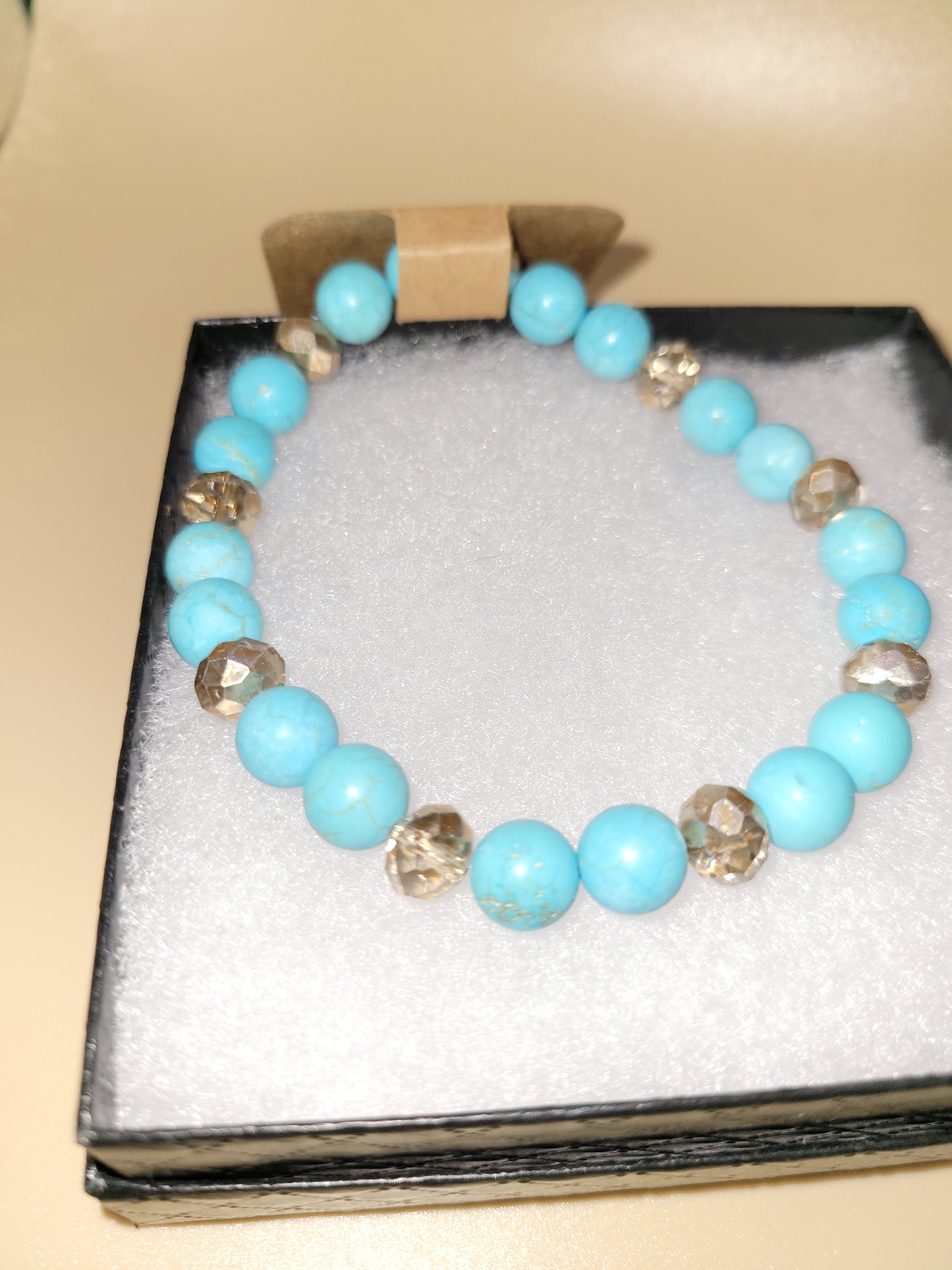 Hand crafted beaded bracelet