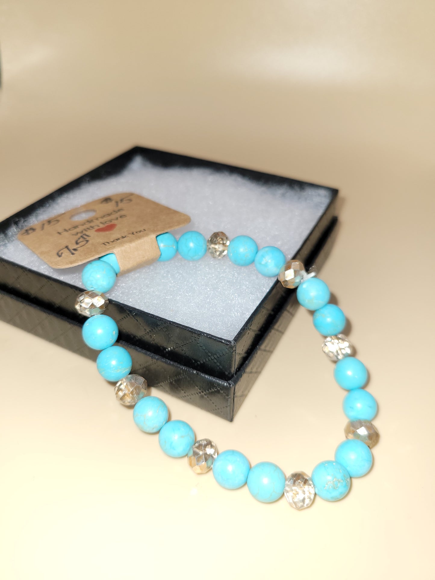 Hand crafted beaded bracelet