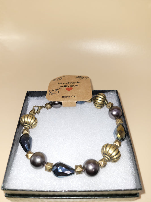 Hand crafted beaded bracelet