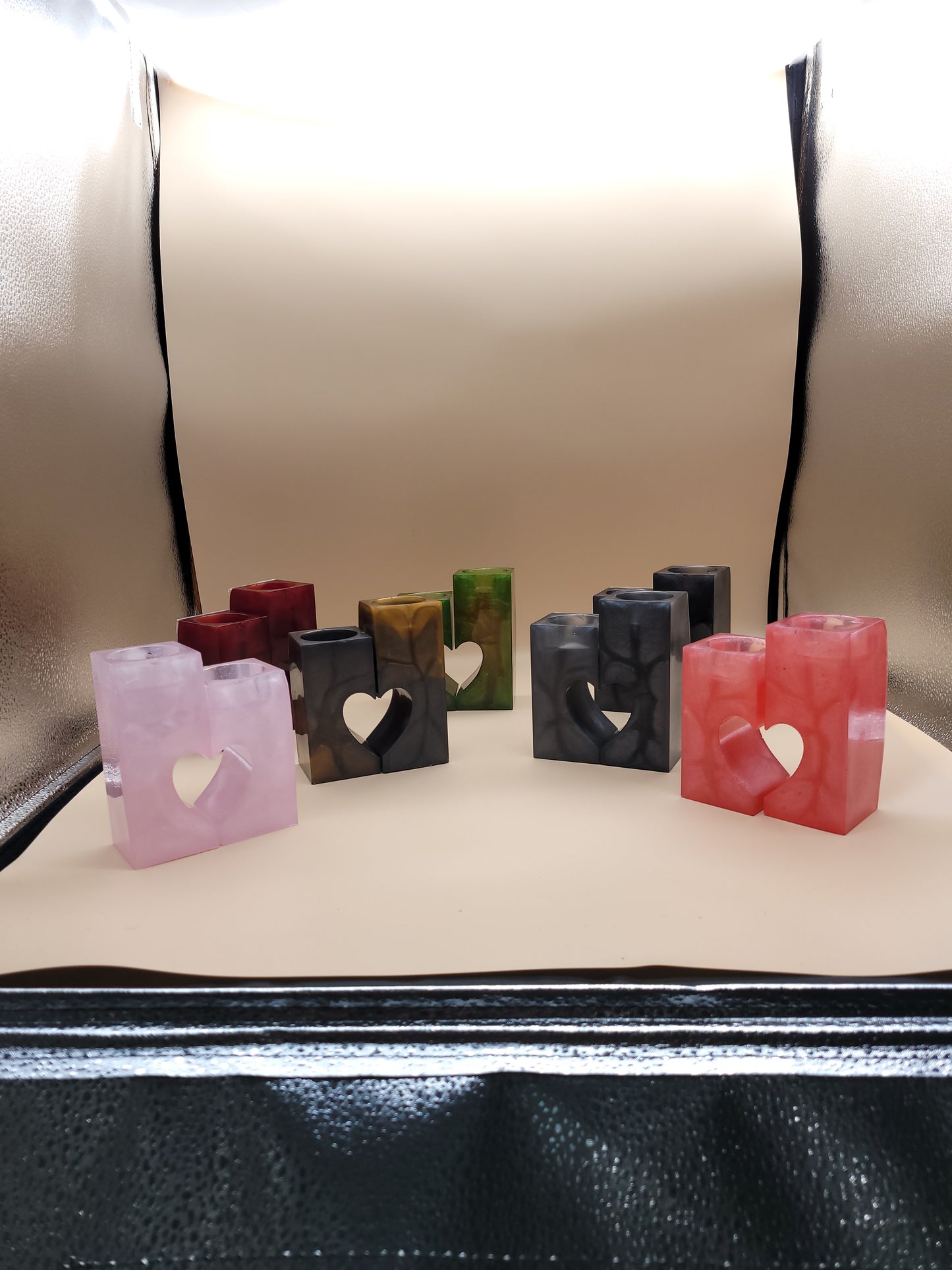 Romantic Heart Shaped Tea Light Candle Set- Perfect for Date Nights