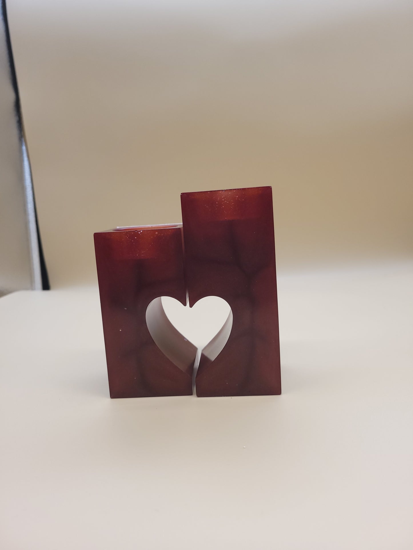 Romantic Heart Shaped Tea Light Candle Set- Perfect for Date Nights