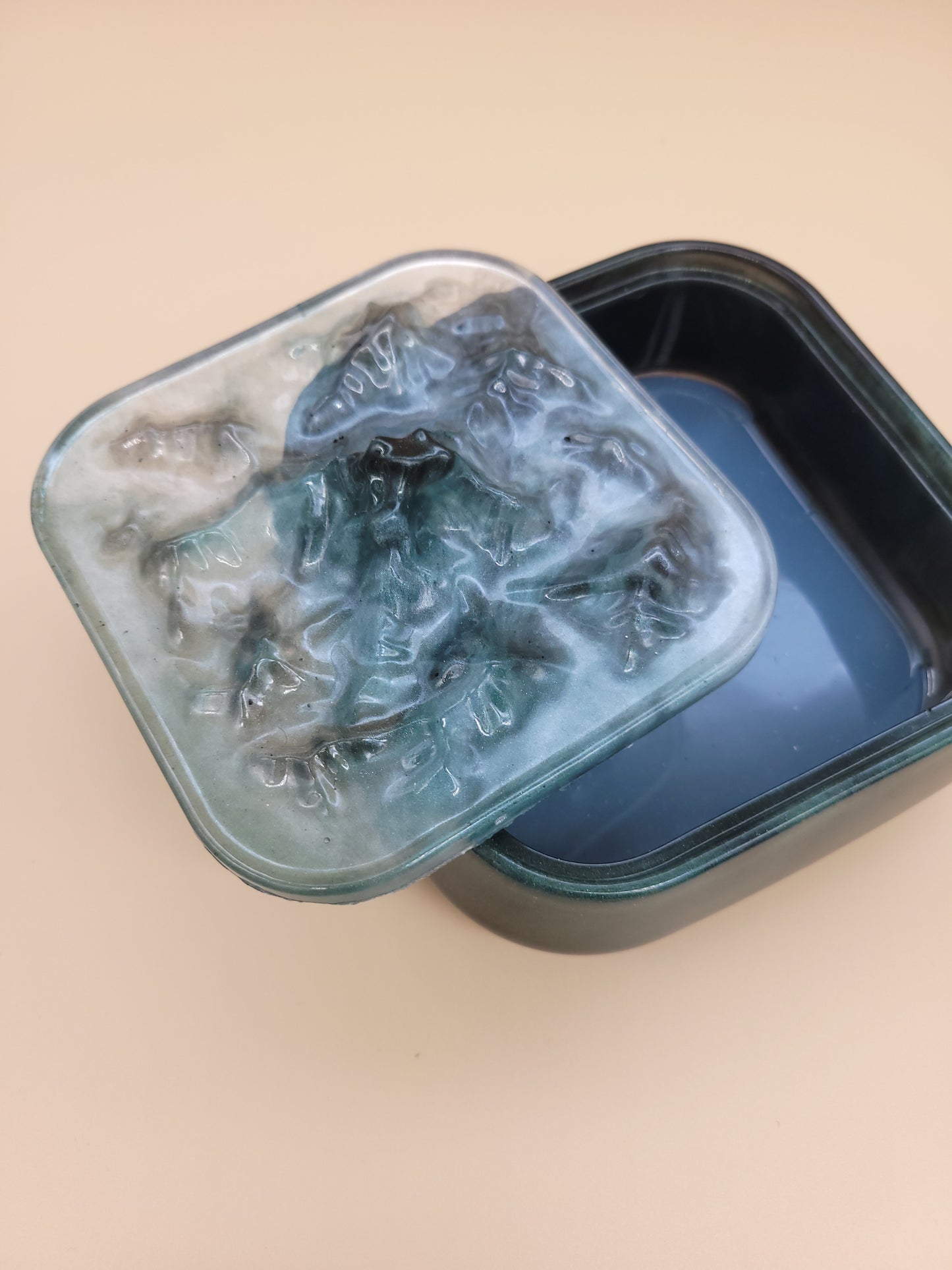 Hand crafted resin made candy dishes