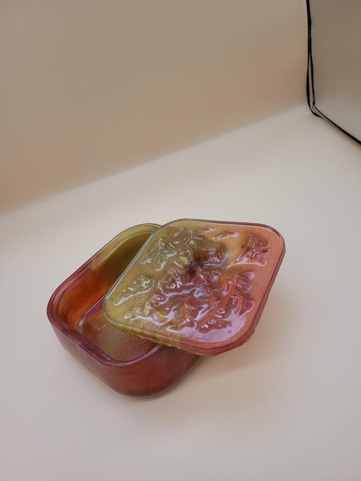 Hand crafted resin made candy dishes