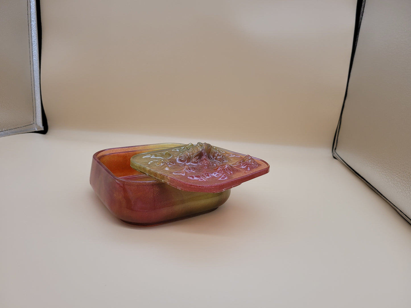 Hand crafted resin made candy dishes