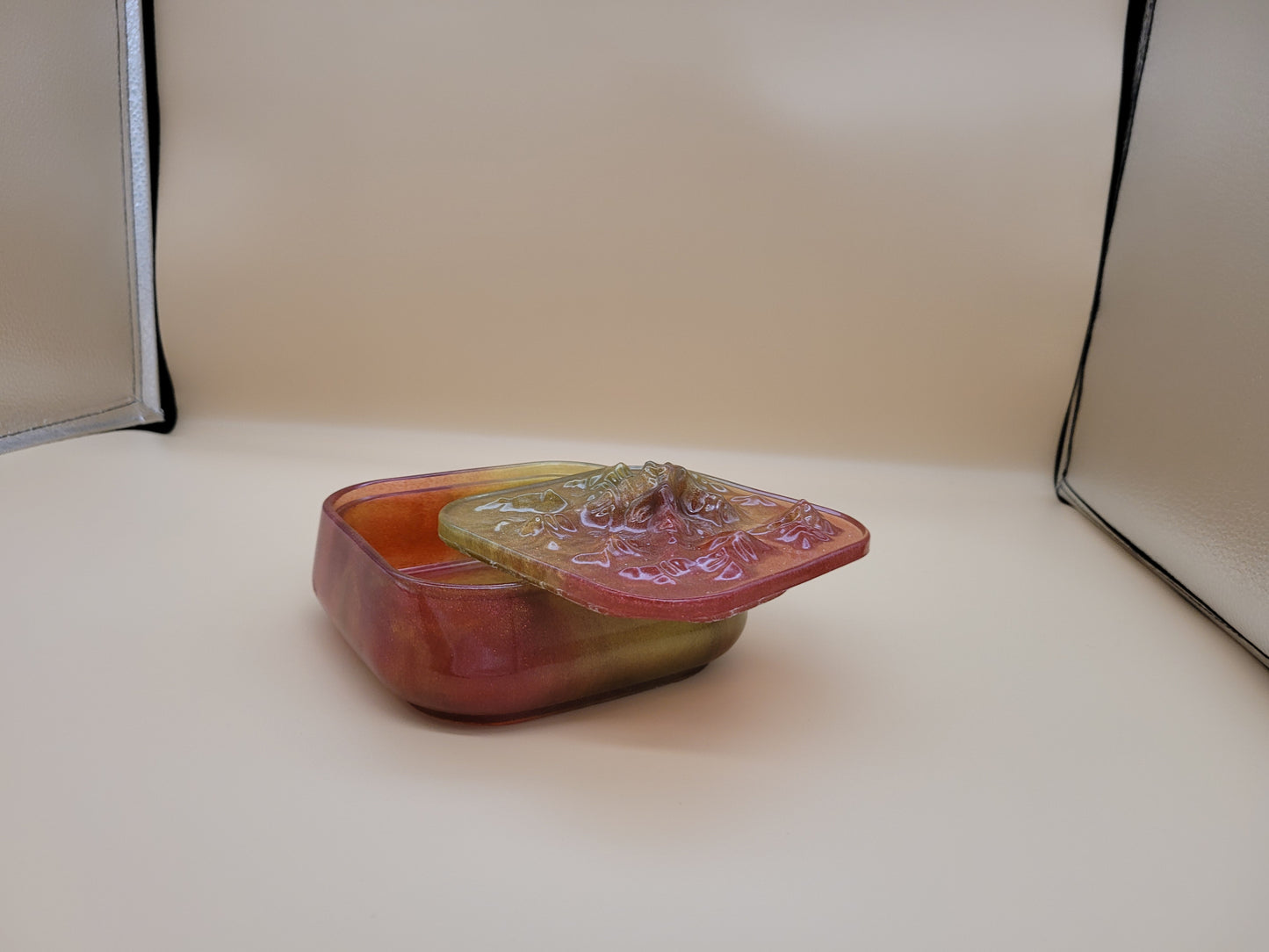 Hand crafted resin made candy dishes