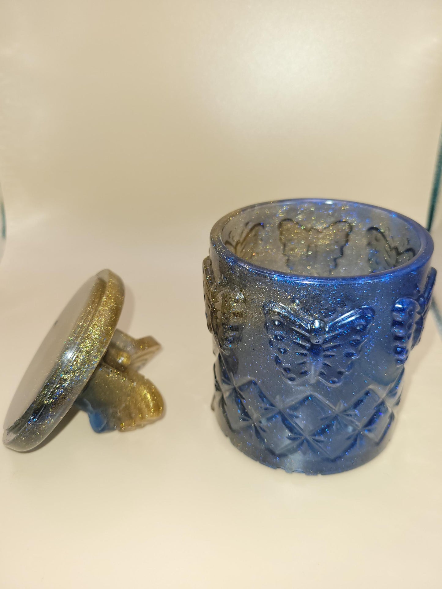 🦋 Enchanted Butterfly Glass Storage Jar - Magical Home Décor & Gift