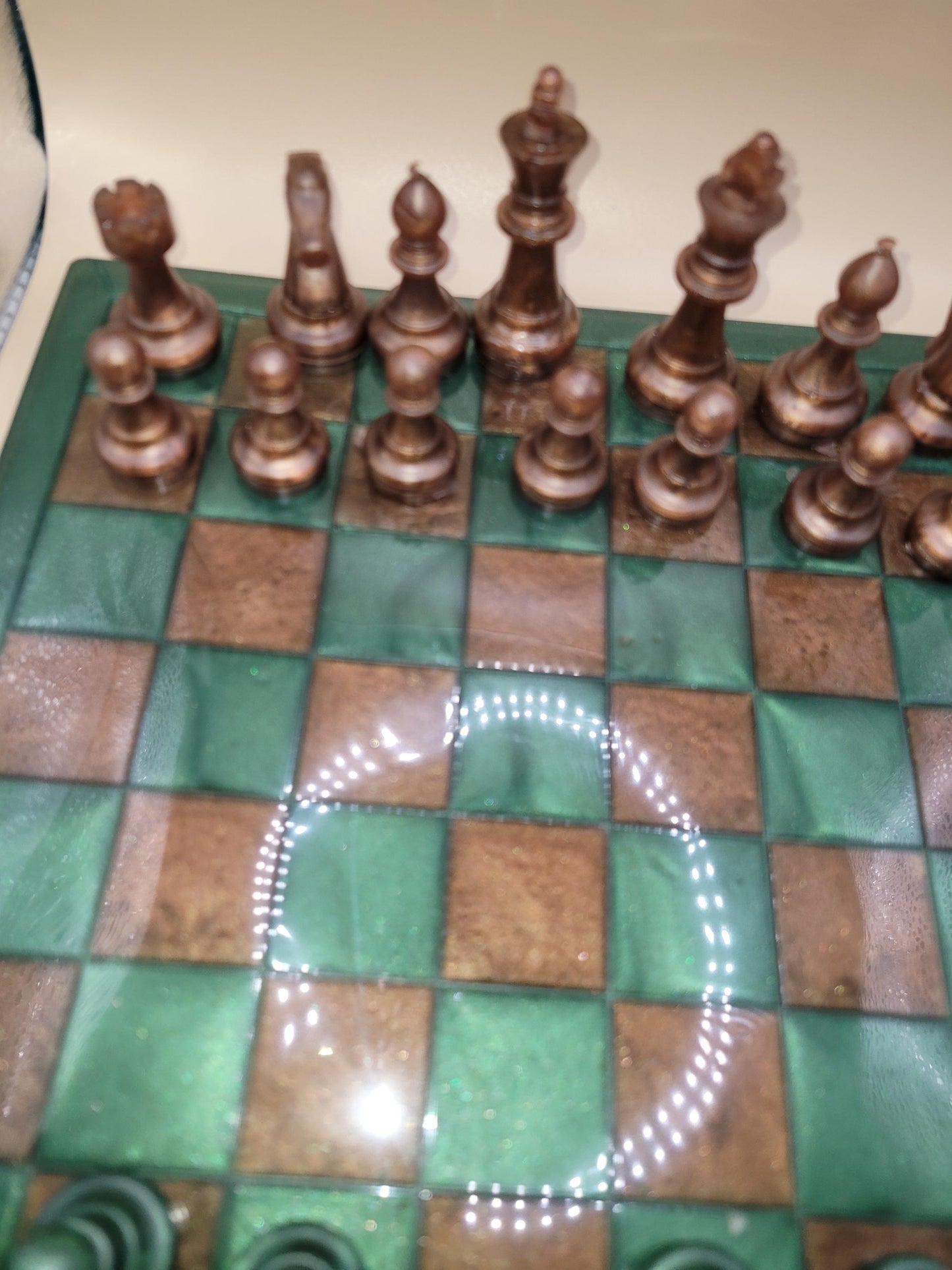 Chess board with checkers and Chess pieces / chess pieces tumbler/ premium chess pieces/crochet chess pieces