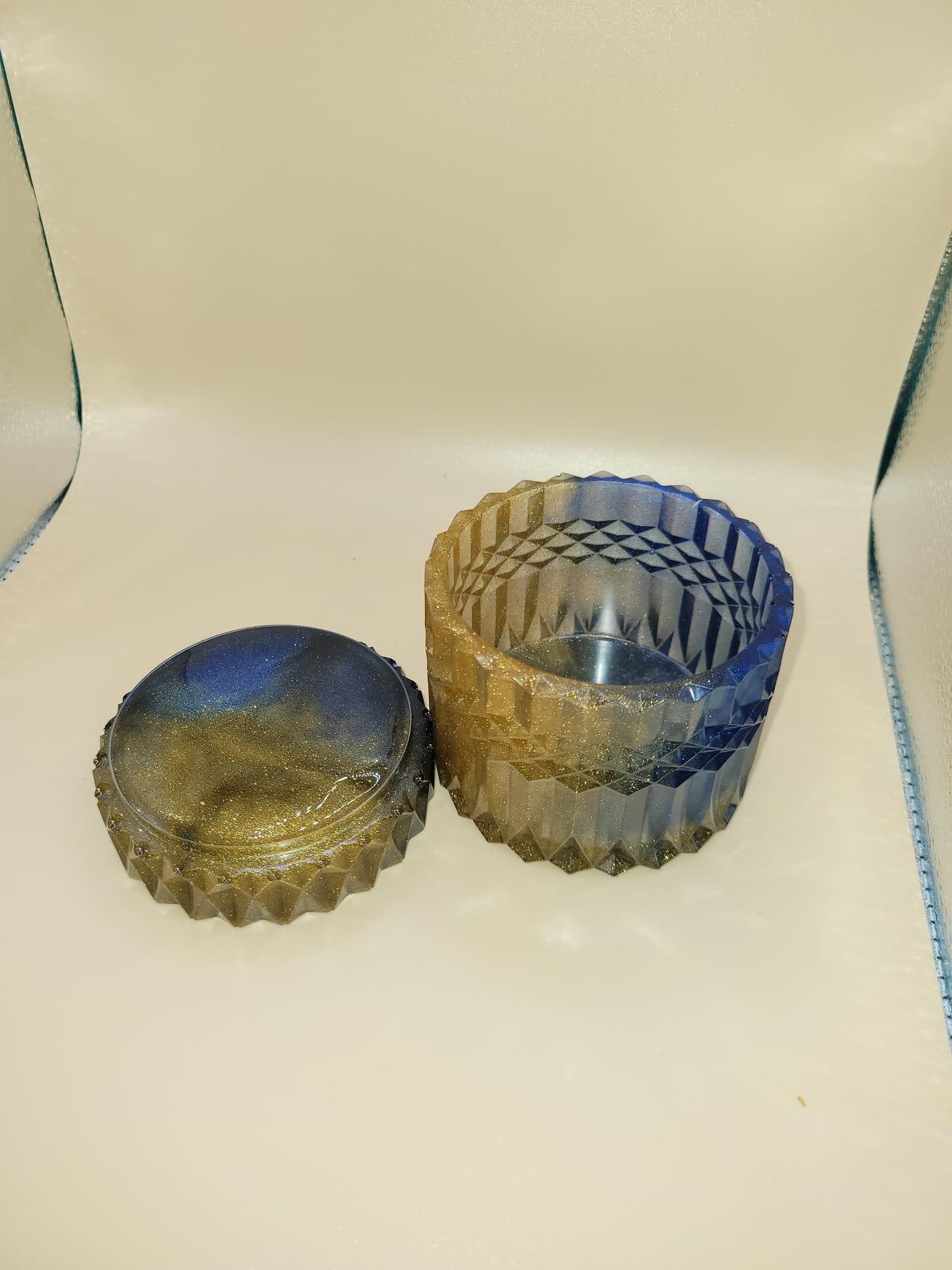 Medium Glass Storage Jar with Lid  Kitchen Canister, Pantry Organizer, Herb Spice Jar, Bathroom Storage, Rustic Home Decor