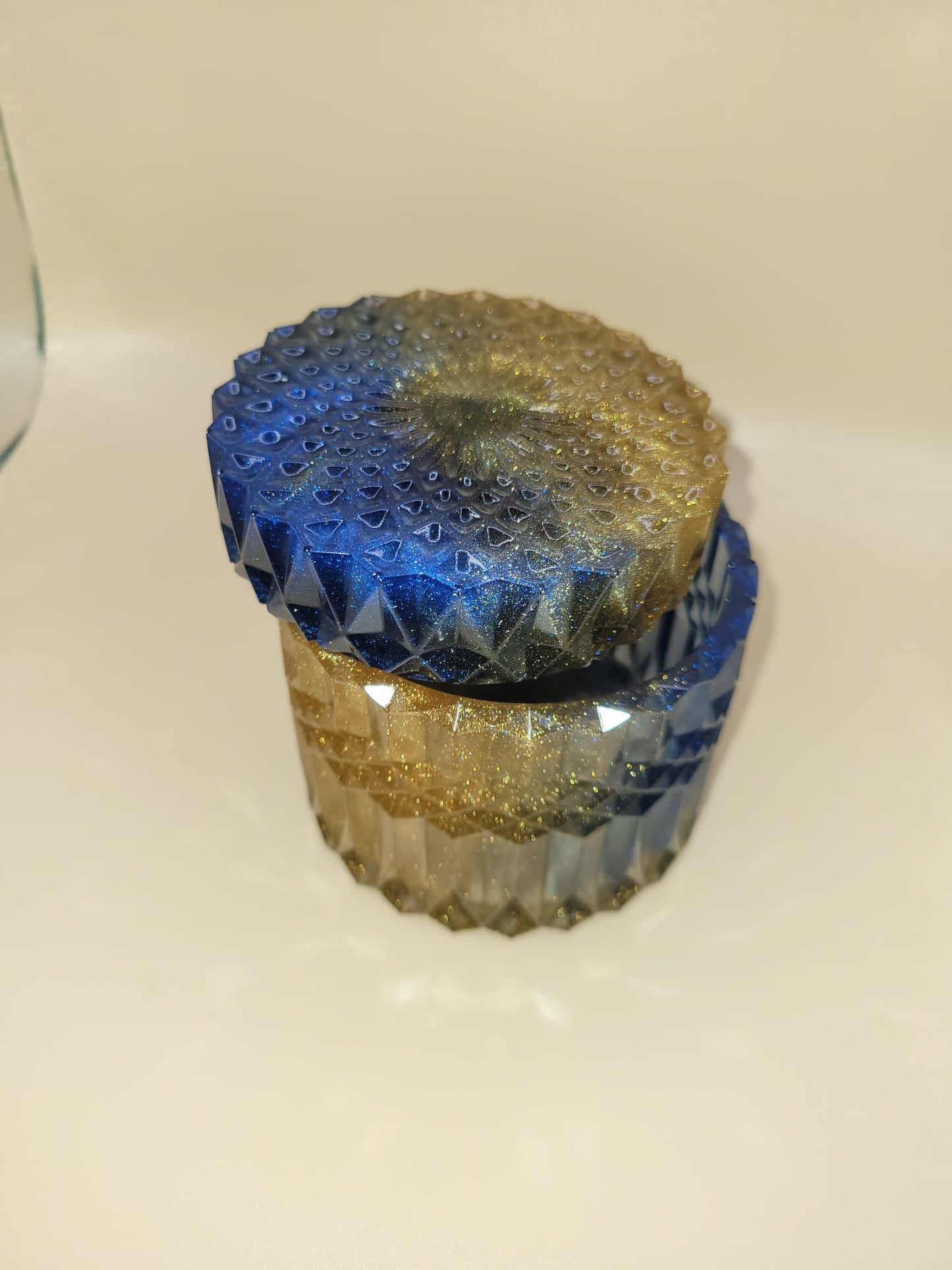 Medium Glass Storage Jar with Lid  Kitchen Canister, Pantry Organizer, Herb Spice Jar, Bathroom Storage, Rustic Home Decor