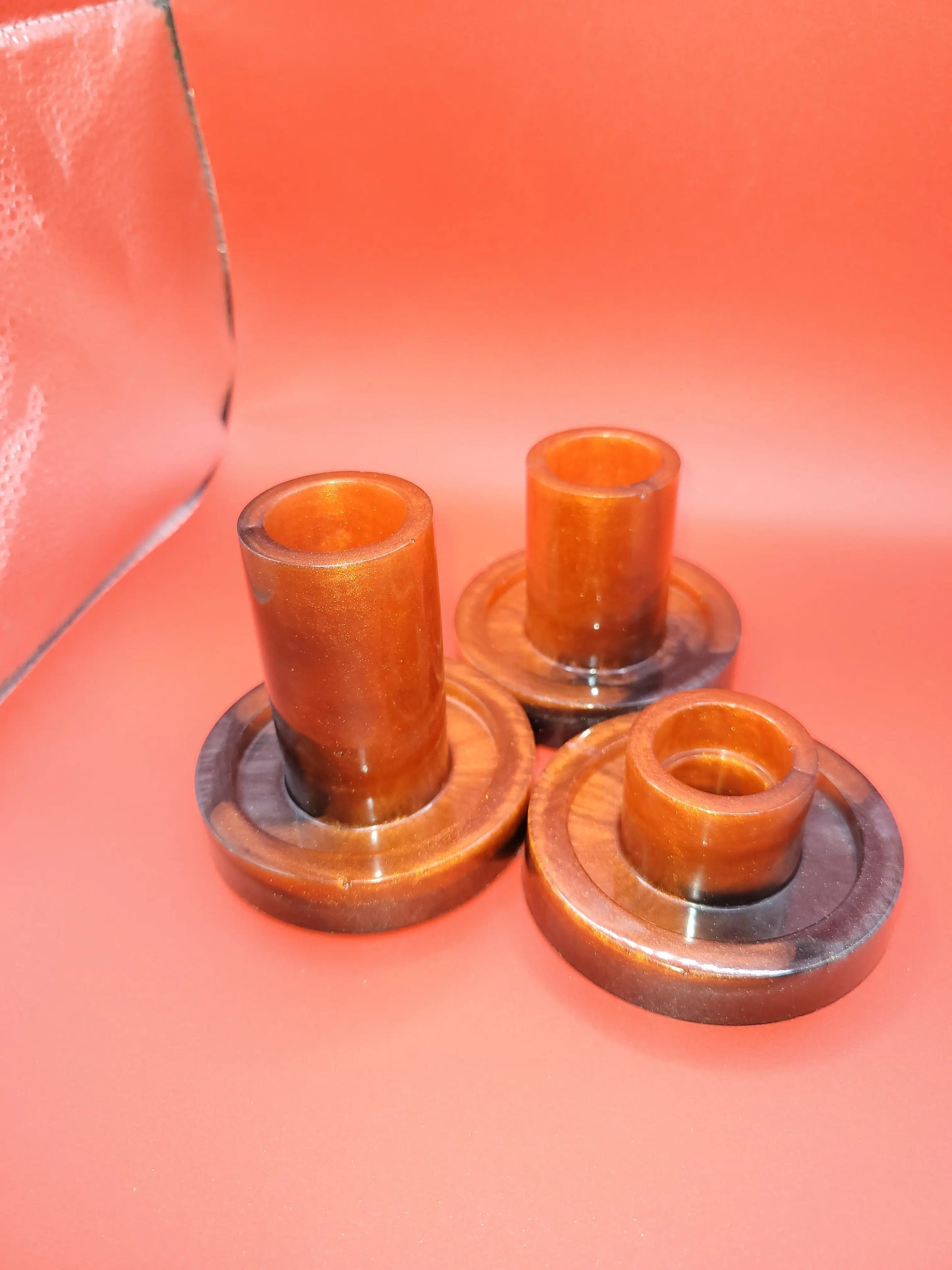 Resin Taper Candle Holder Set of 3 Annette's Unique Designs