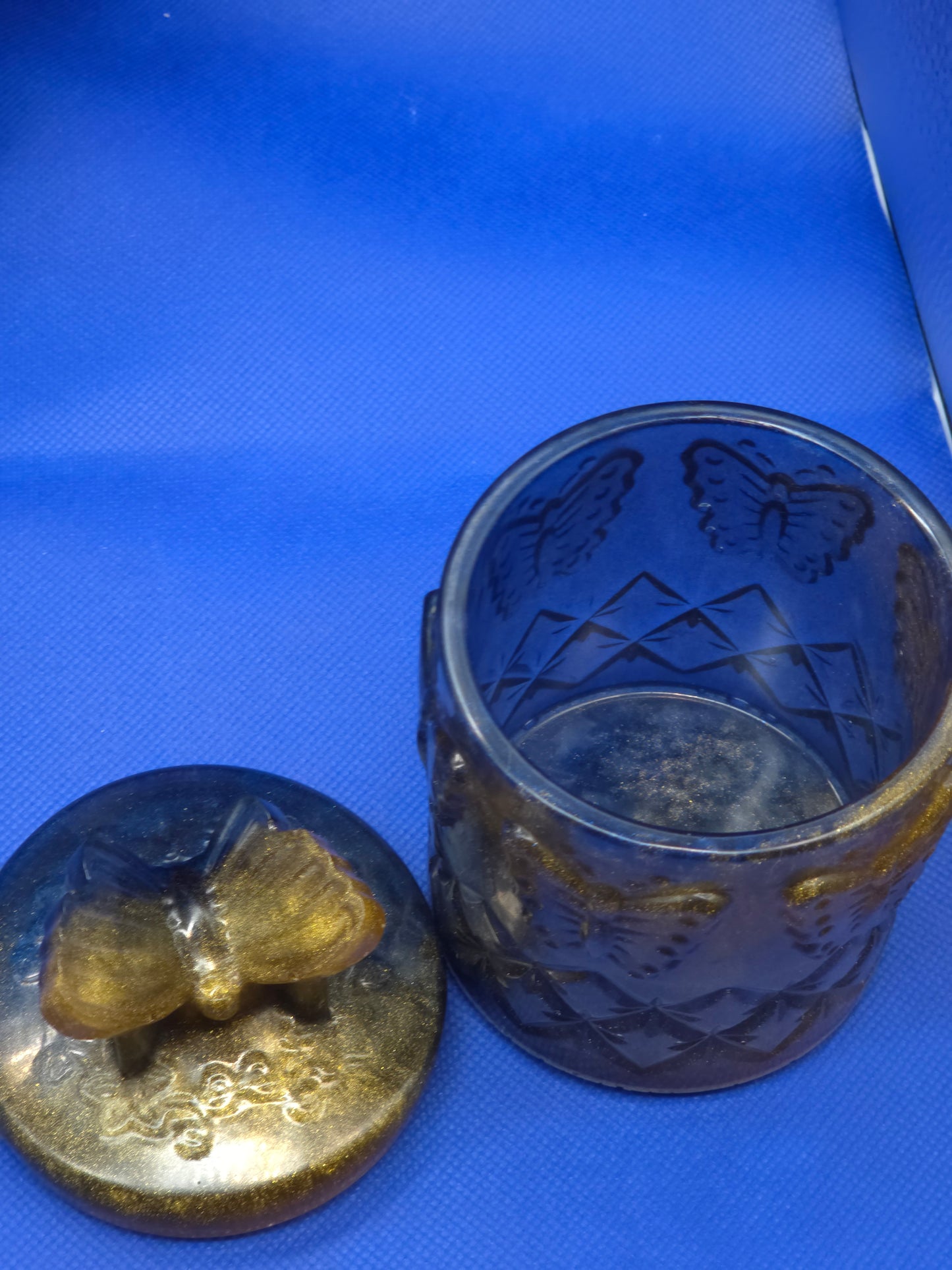 🦋 Enchanted Butterfly Glass Storage Jar - Magical Home Décor & Gift
