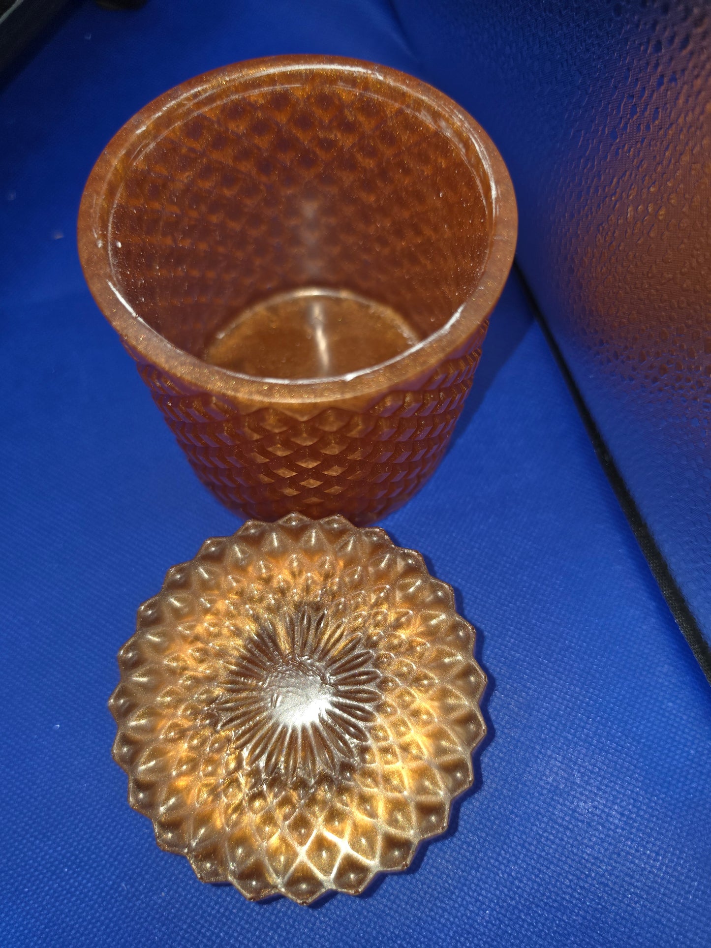 Large Flat Lid Decorative Jars