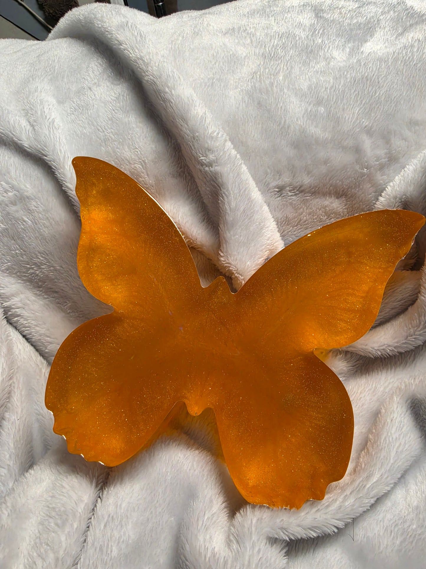 Handcrafted Large Resin Butterfly — Unique Art Piece for Home Decor & Gifting