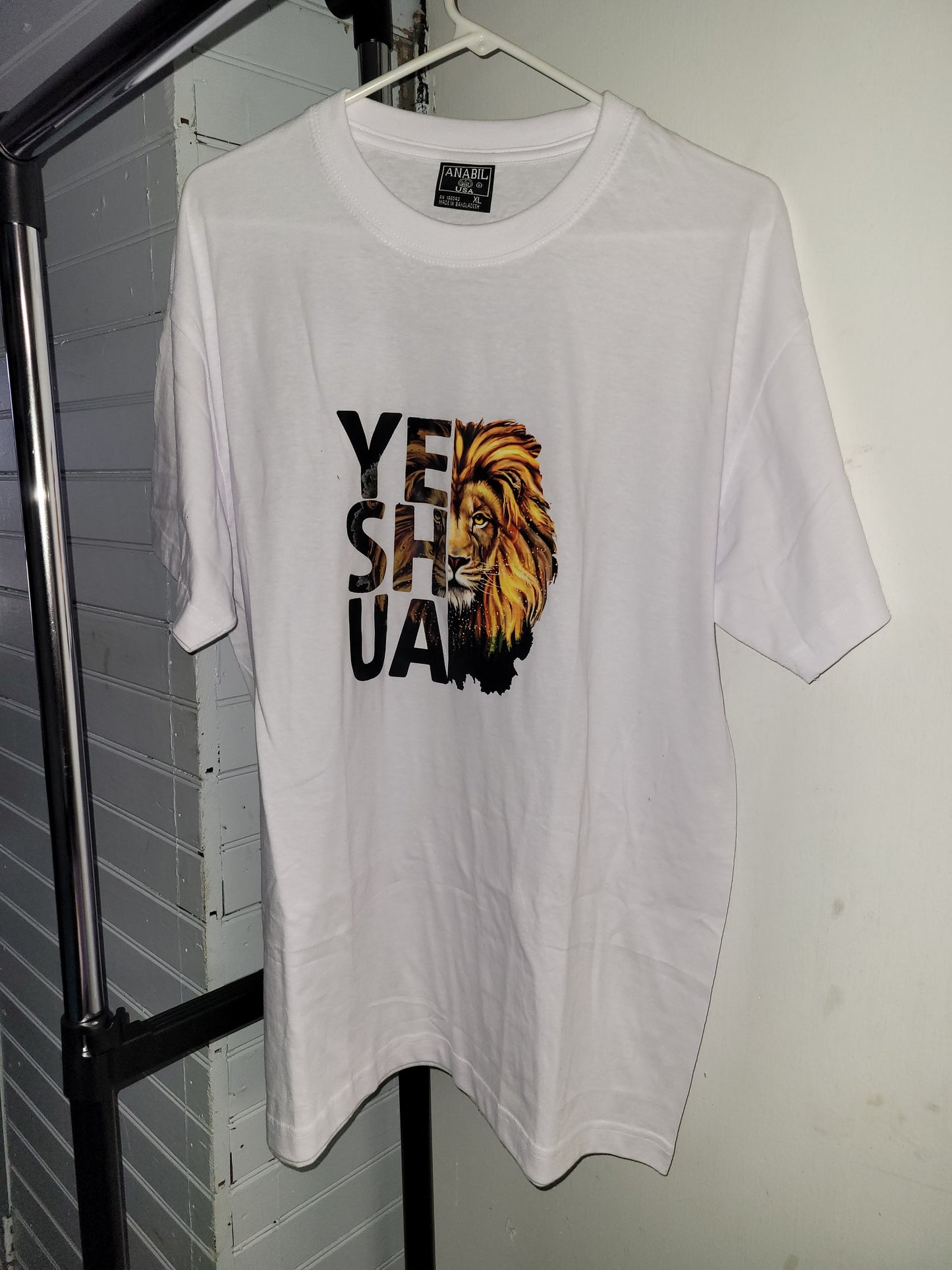 Yeshua - Hebrew Name of Jesus Christian T-Shirt XL