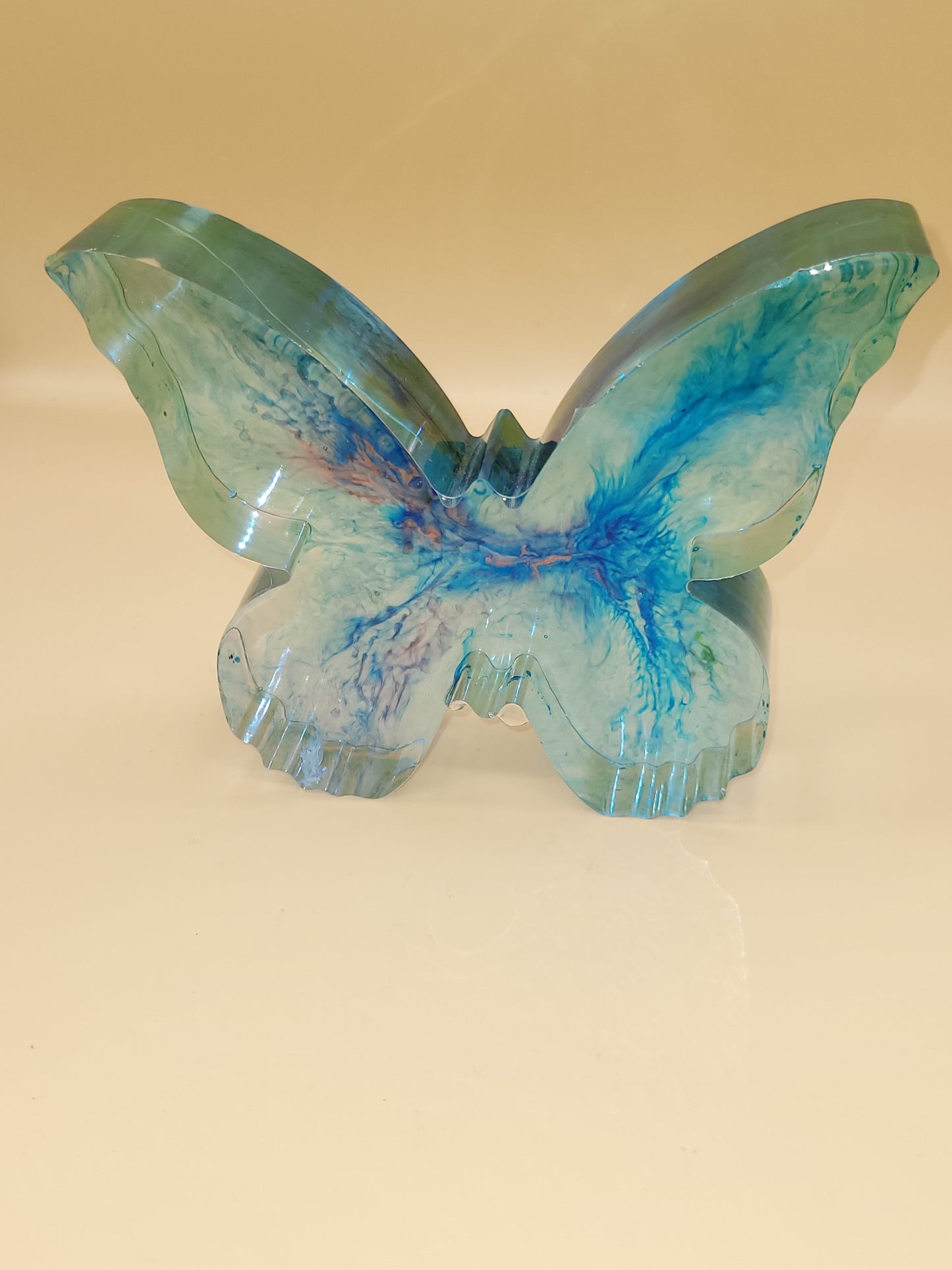 Handcrafted Large Resin Butterfly — Unique Art Piece for Home Decor & Gifting