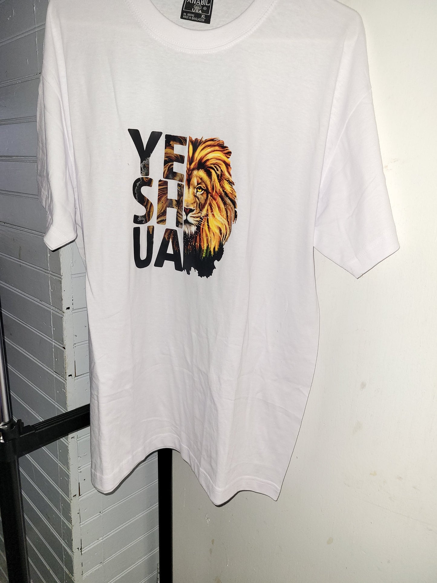 Yeshua - Hebrew Name of Jesus Christian T-Shirt XL