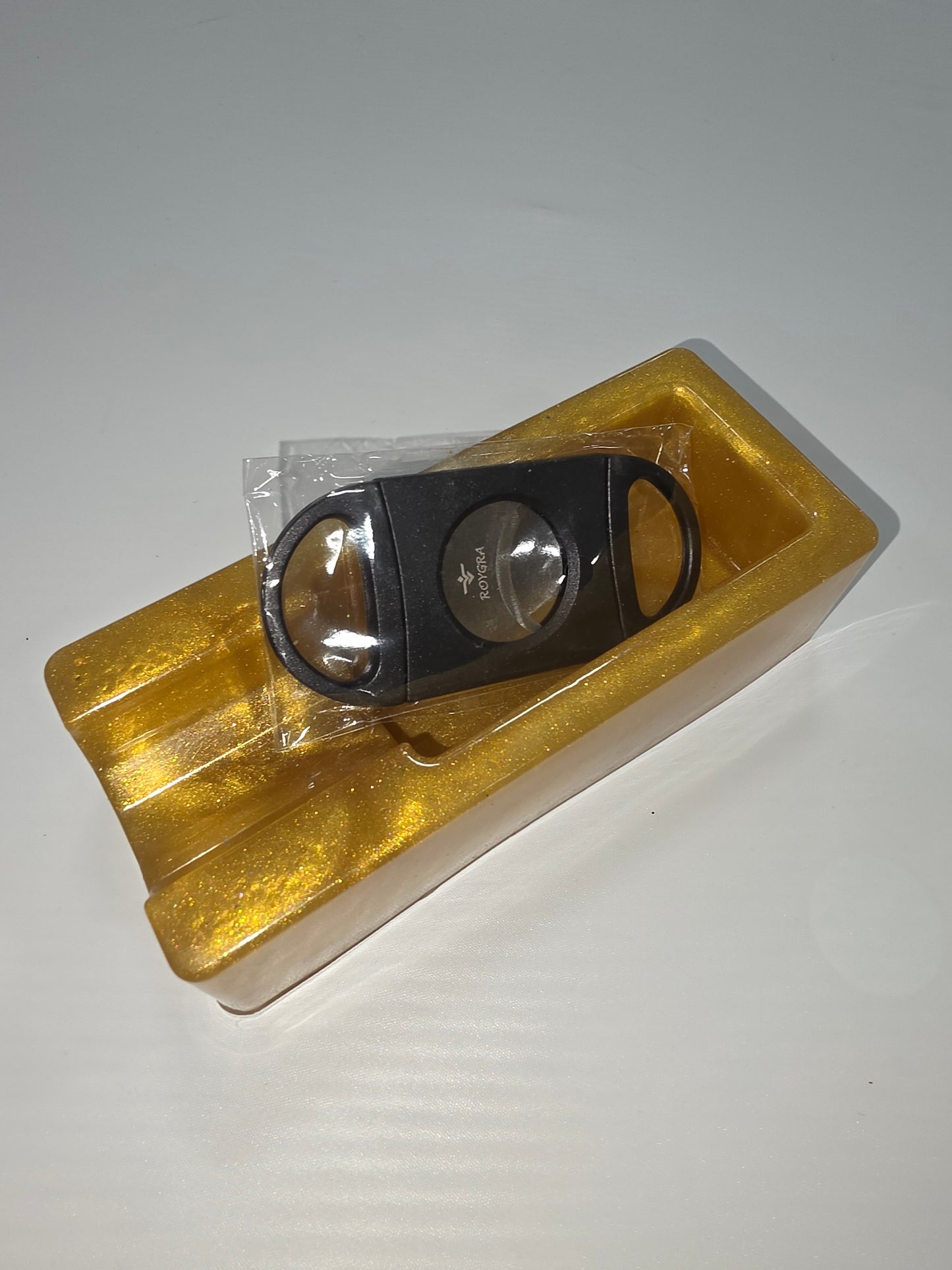Rectangular Single Cigar Rest — Lit Cigar Holder