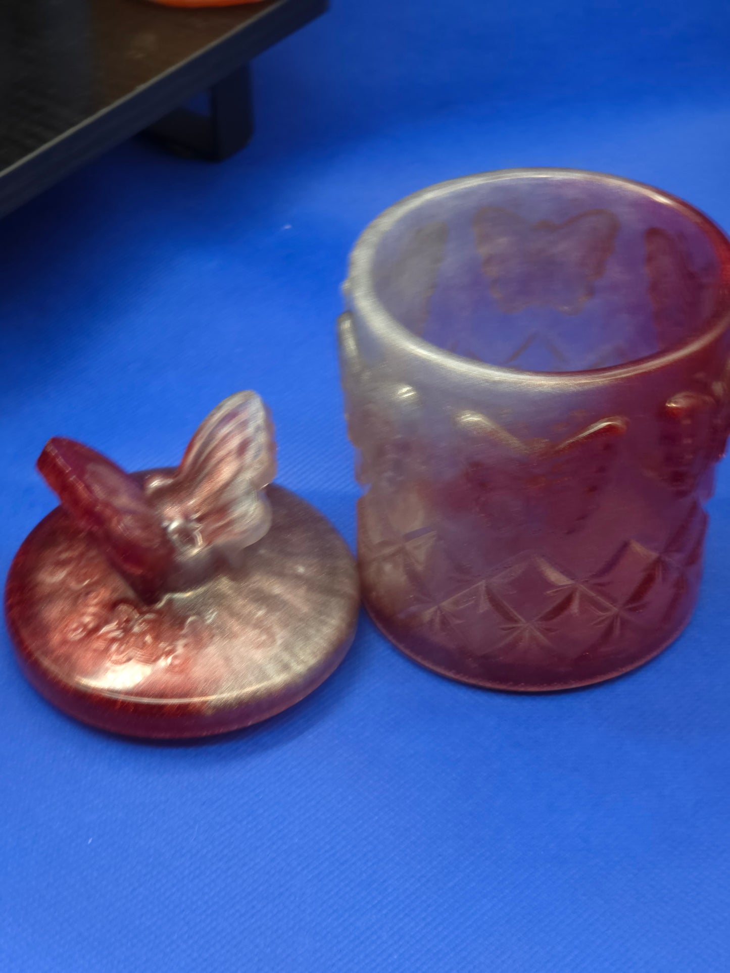 🦋 Enchanted Butterfly Glass Storage Jar - Magical Home Décor & Gift