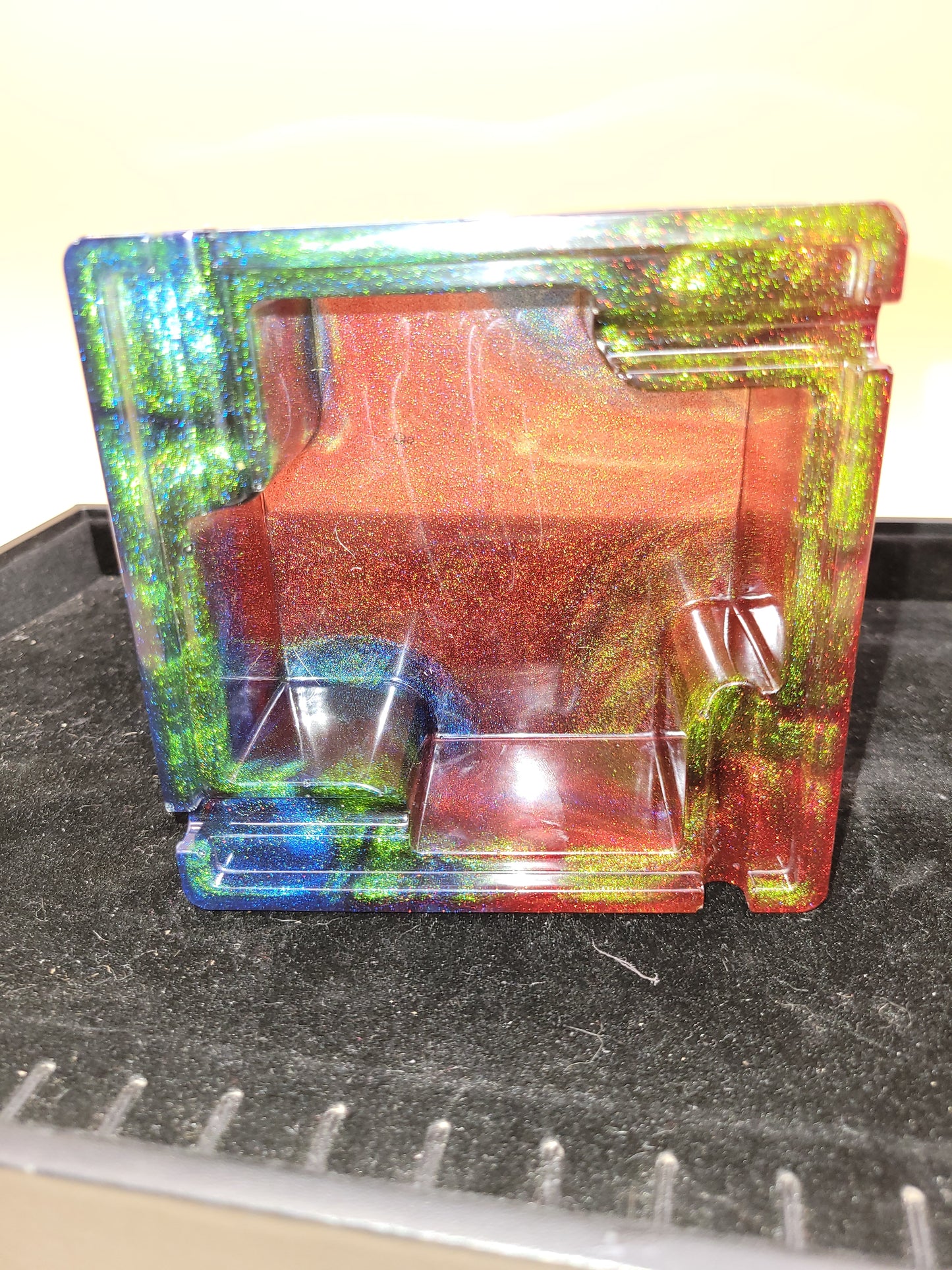 Handcrafted multi-colored Resin Ashtray