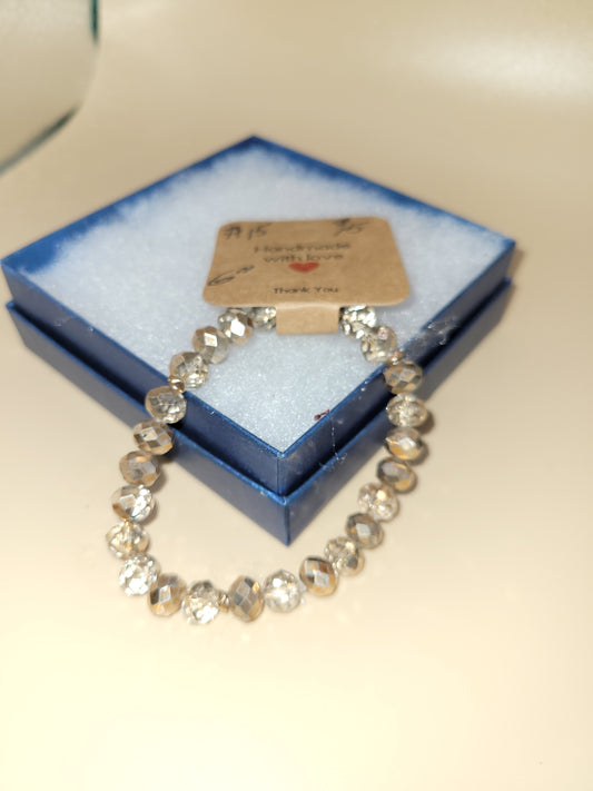 Hand crafted beaded bracelet