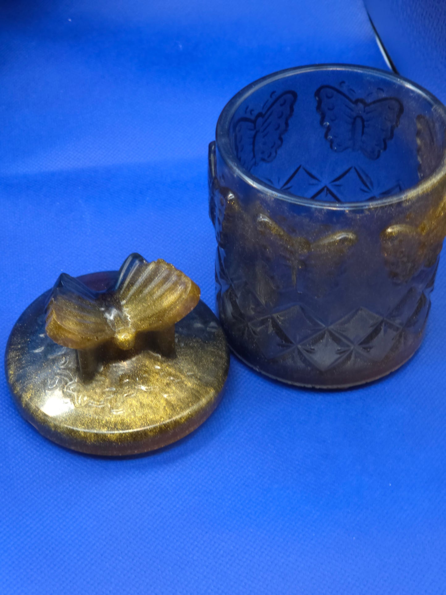 🦋 Enchanted Butterfly Glass Storage Jar - Magical Home Décor & Gift