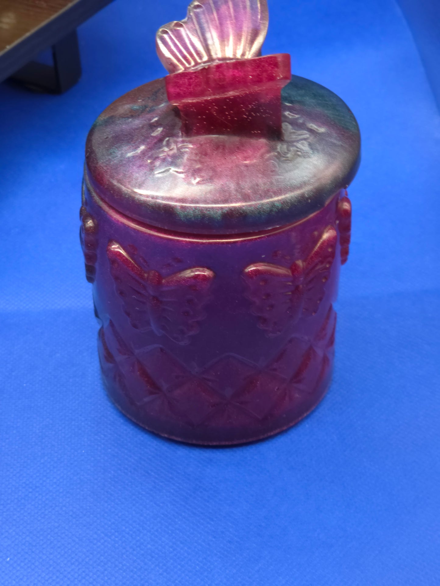 🦋 Enchanted Butterfly Glass Storage Jar - Magical Home Décor & Gift