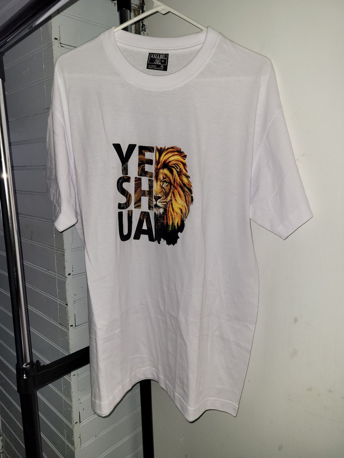 Yeshua - Hebrew Name of Jesus Christian T-Shirt XL