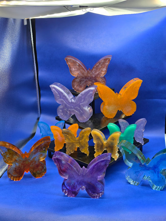 Handcrafted Large Resin Butterfly — Unique Art Piece for Home Decor & Gifting
