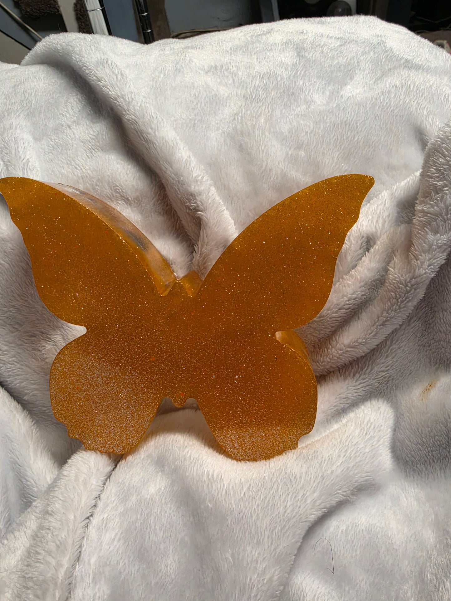 Handcrafted Large Resin Butterfly — Unique Art Piece for Home Decor & Gifting