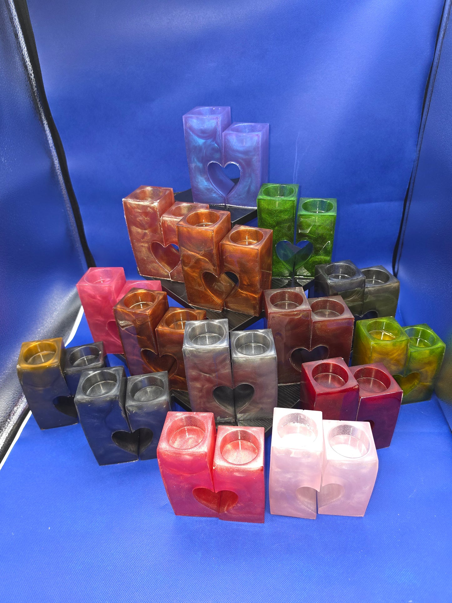 Heart Shape Tea Light Candle Holders